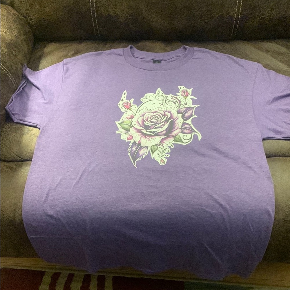 Purple Graphic T-Shirt